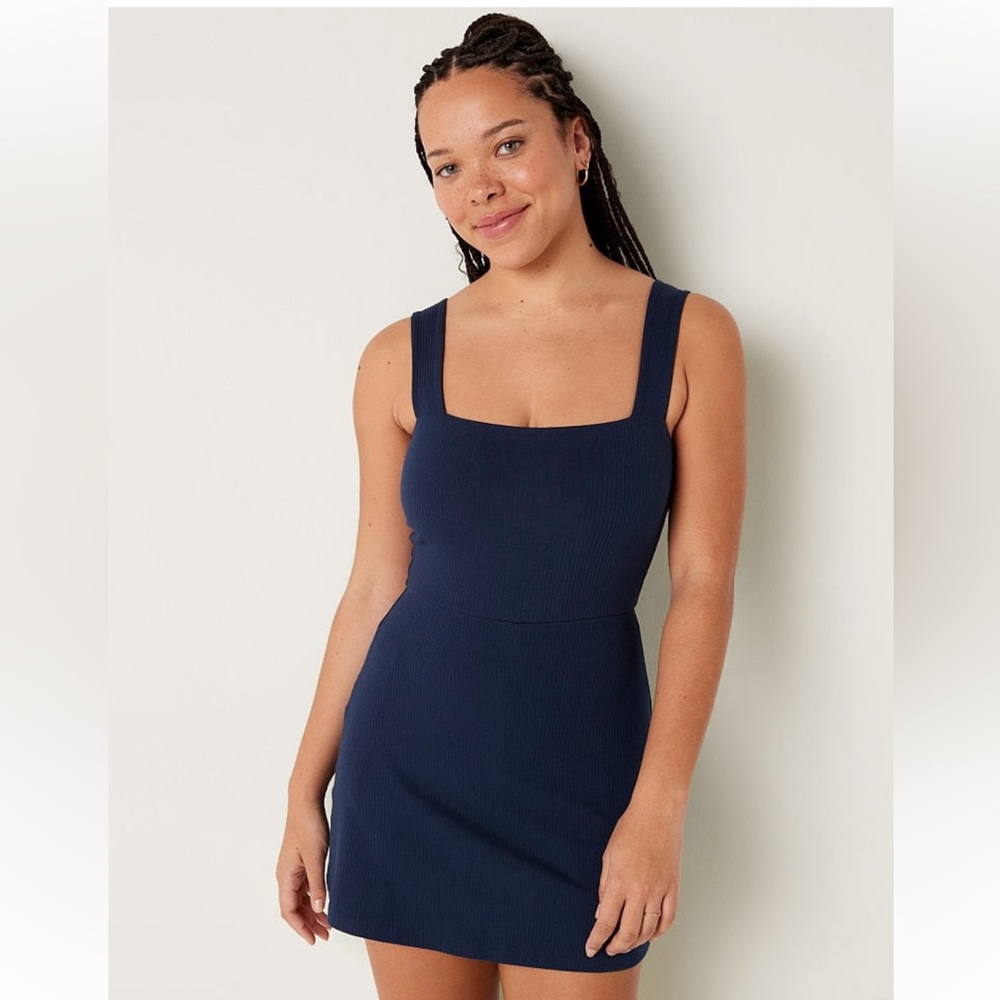 Victoria's Secret PINK Rib
Square Neck Active Dress NWT
